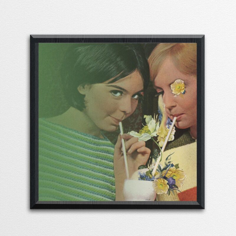 Drink Up - art print -12"x12"