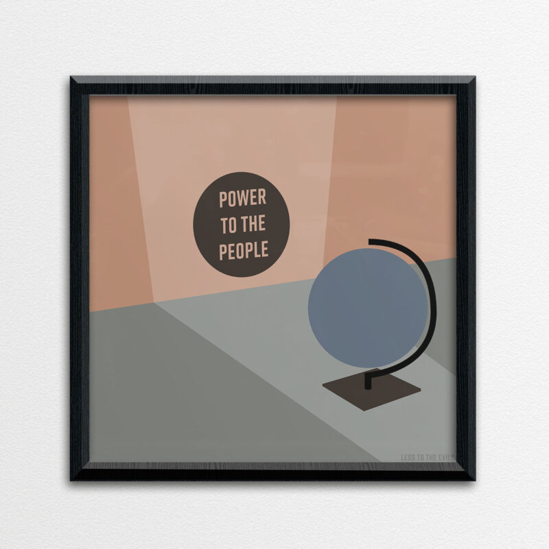 "Power to the Planet" - art print