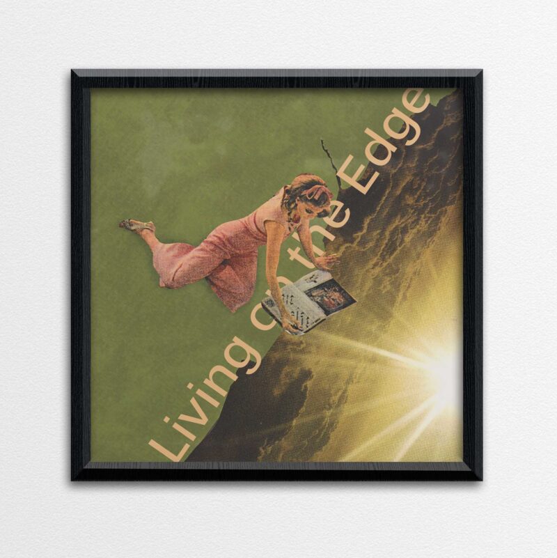 Social Living - Living on the edge_ Art Print_small