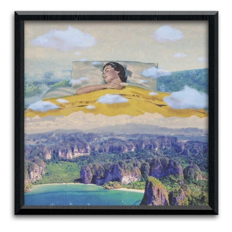 "Sleeping On A Cloud" - art print -12"x12"