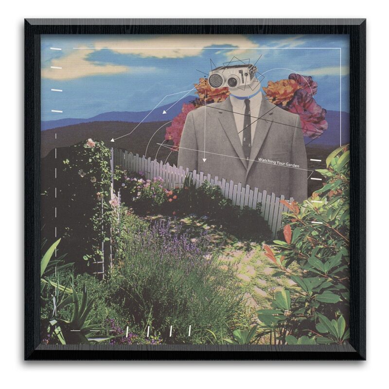 "Garden Watch" - art print -12"x12"