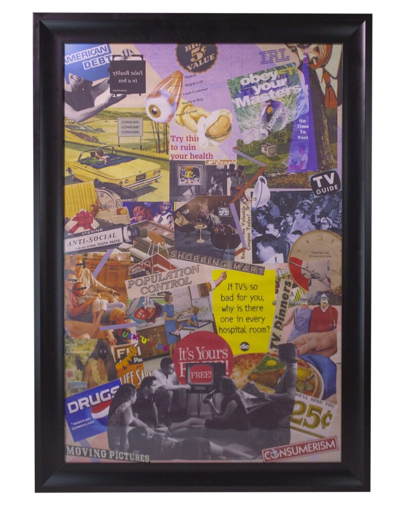 "Commercial Break" - art print -24"x36"