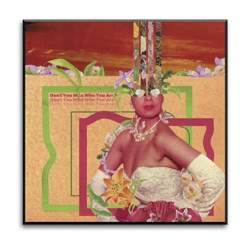 "Don't You Miss Who You Are" - art print -12"x12"