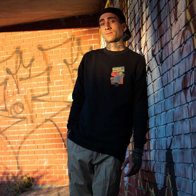 "Bombing the System" Crewneck Sweatshirt