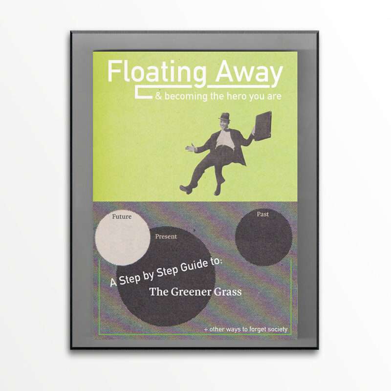 "Floating Away" - art print -11"x14"