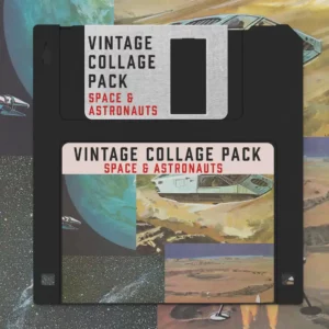 Vintage Collage Pack_Digital Product_mockup_space