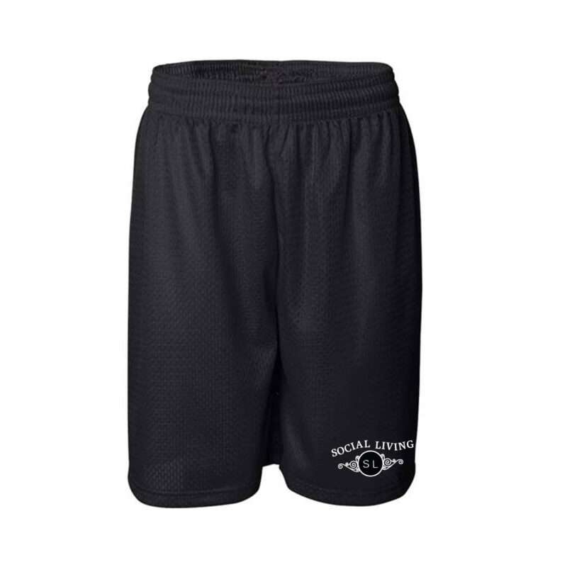 "Social Elegance" Mesh Shorts