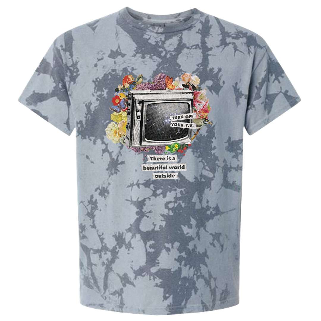 "Turn Off Your T.V." Tie Dye T-shirt