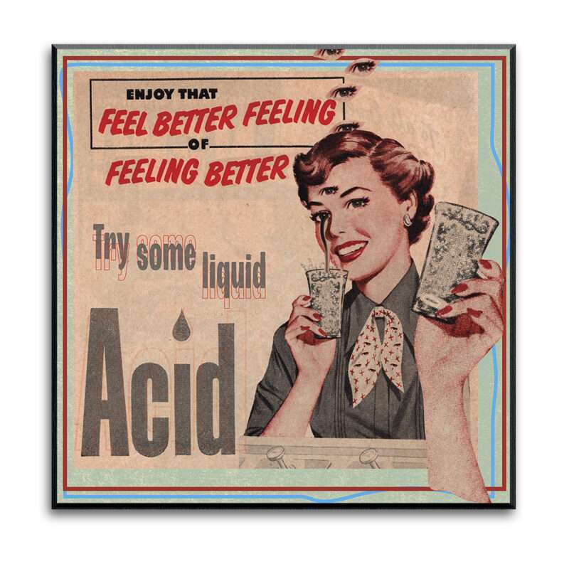 "Liquid Acid" - Limited Edition art print -12"x12"