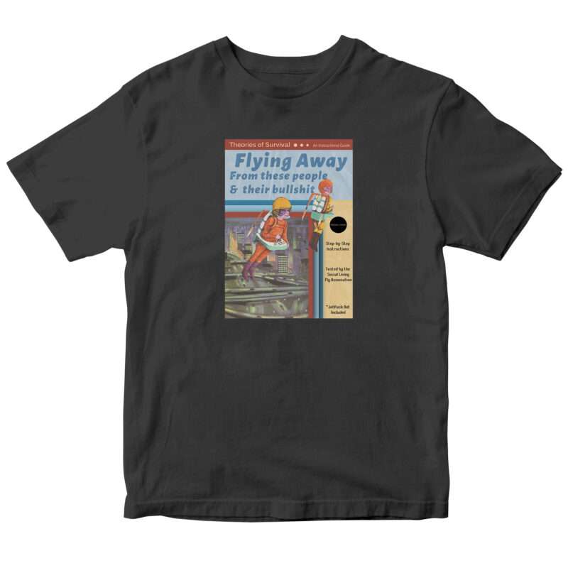 Flying Away Social Living Tshirt gray