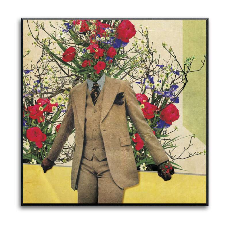 Back in Bloom Social Living Collage Art Print