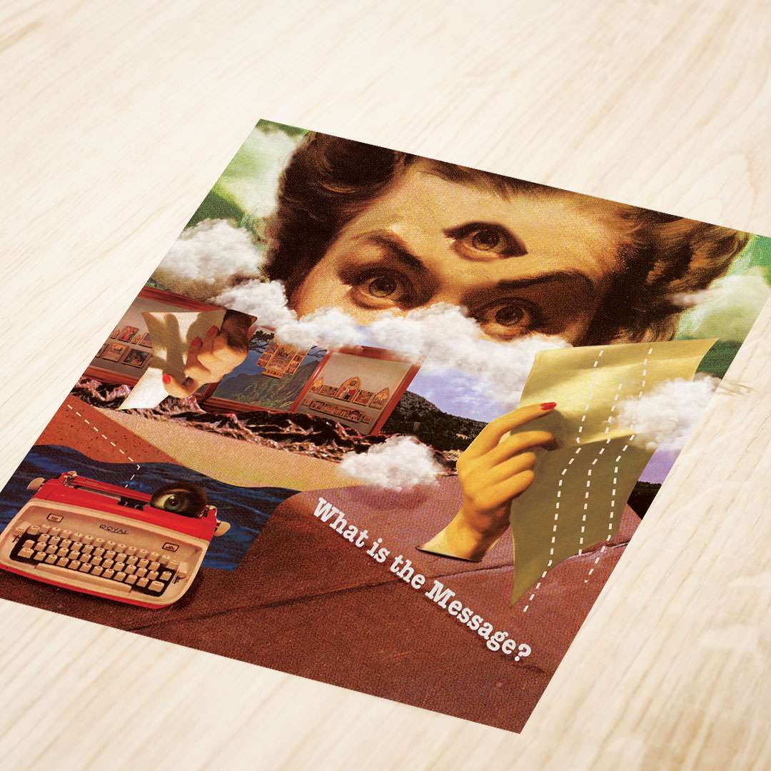 Social Living_The Message_12x12_alt product photo