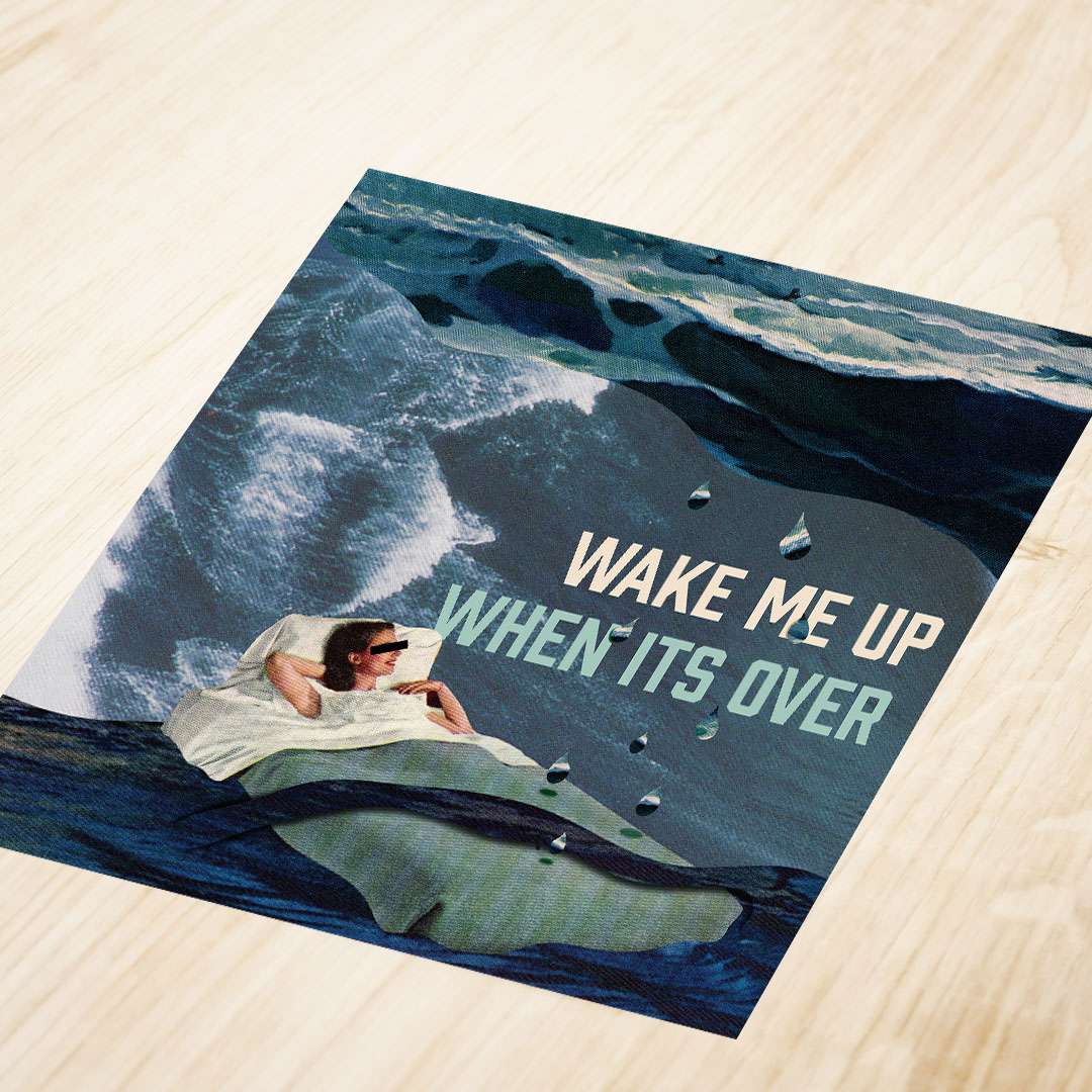 Social Living_Wake Me Up_12x12_alt product photo