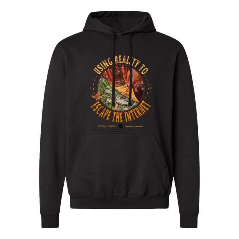 Escape The Internet_Social Living_Hoodie_Black copy