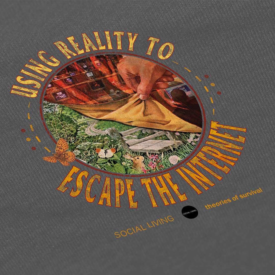 "Escaping The Internet" - Crewneck Sweatshirt - Image 6