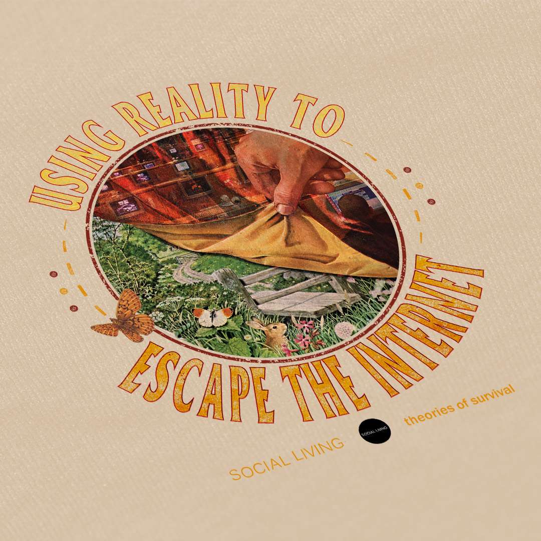 Escaping The Internet" T-Shirt - Image 4